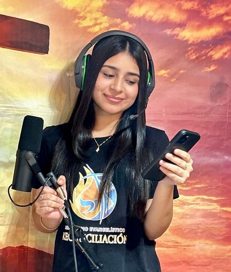 Estudio en vivo de radio